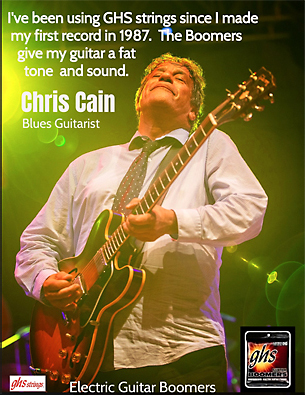 Chris Cain Uses Boomer Strings